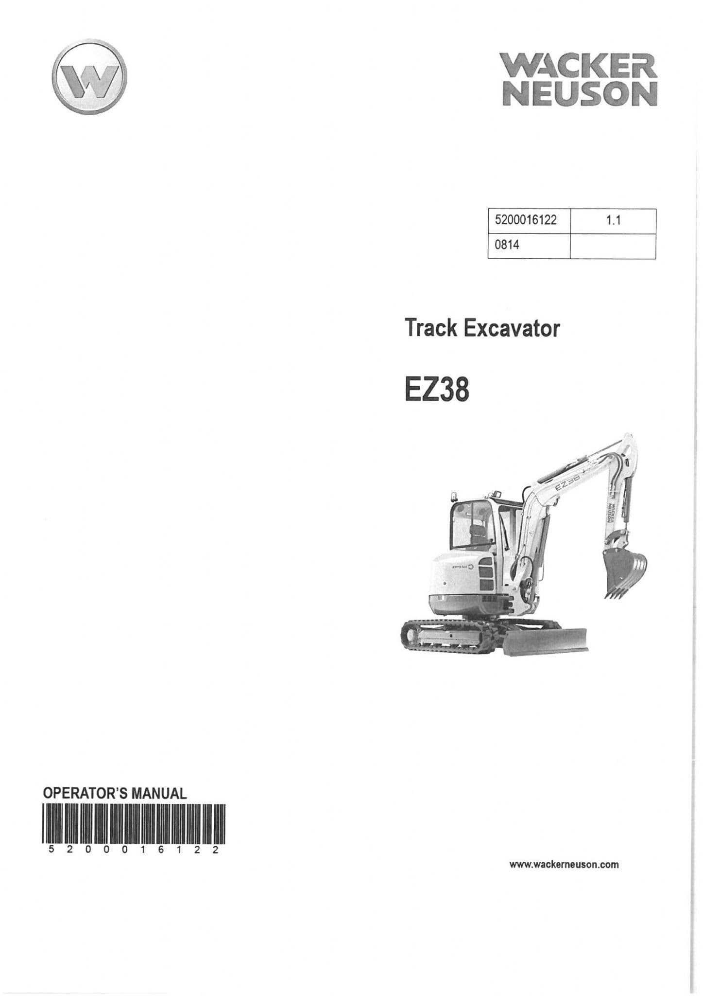 wacker neuson repair manual