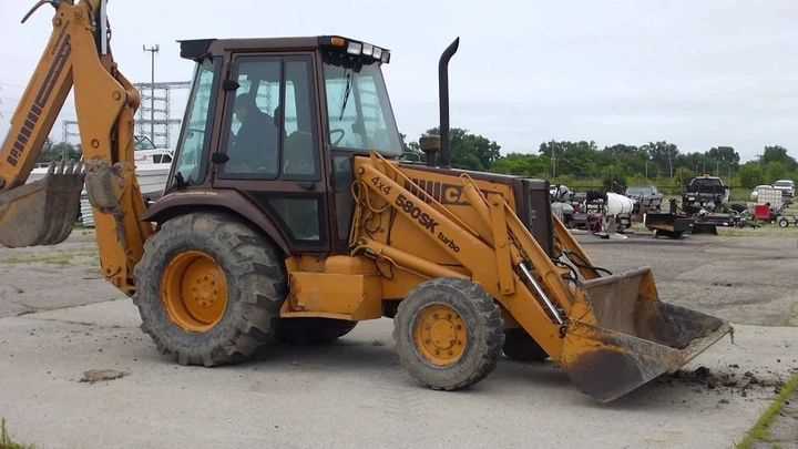 case 580k backhoe repair manual