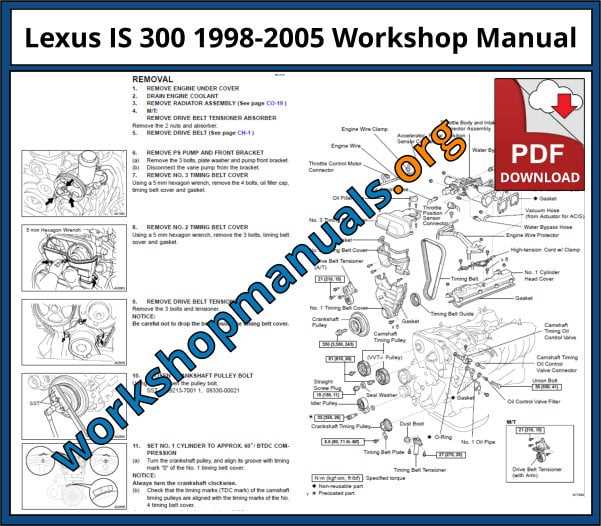 lexus is300 repair manual