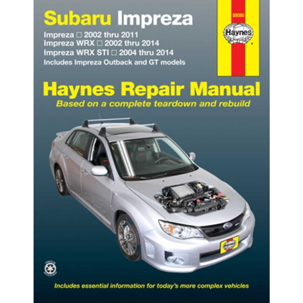 2003 subaru wrx repair manual