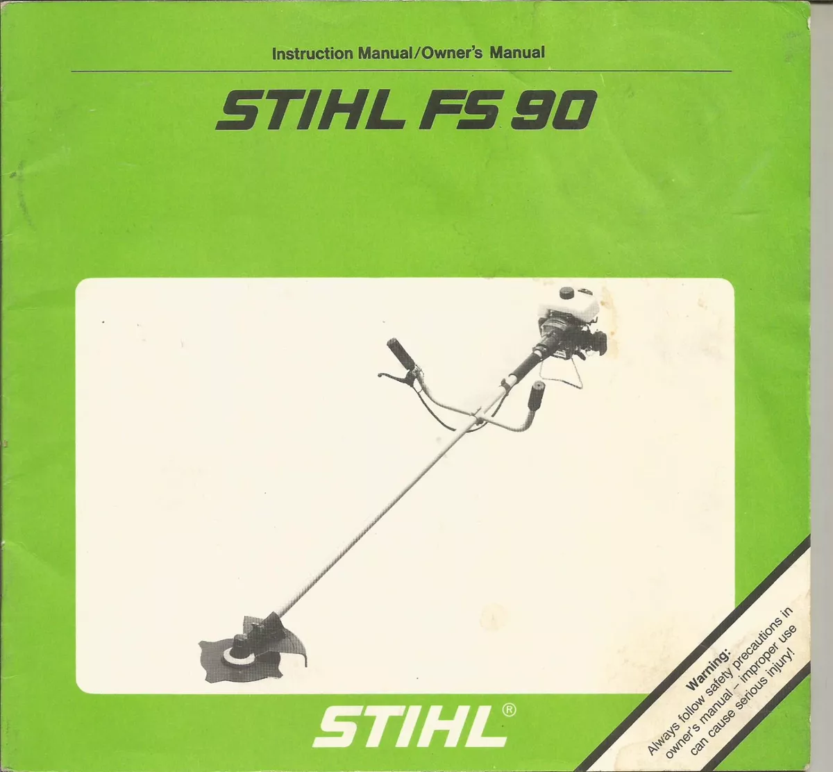 stihl trimmer repair manual