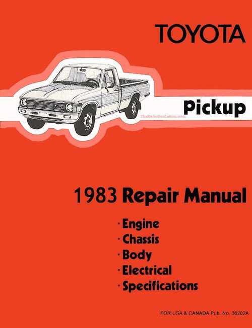 1988 toyota pickup repair manual