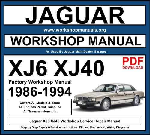 1994 jaguar xjs repair manual