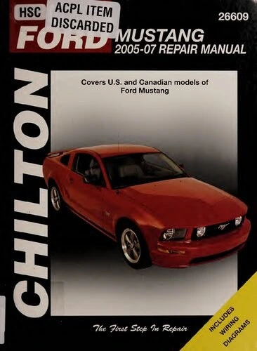 2005 mustang repair manual