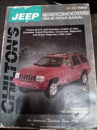 98 jeep grand cherokee repair manual