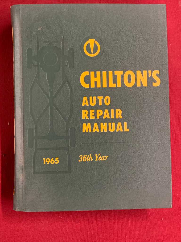 vintage auto repair manuals