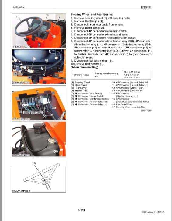 kubota l4400 repair manual