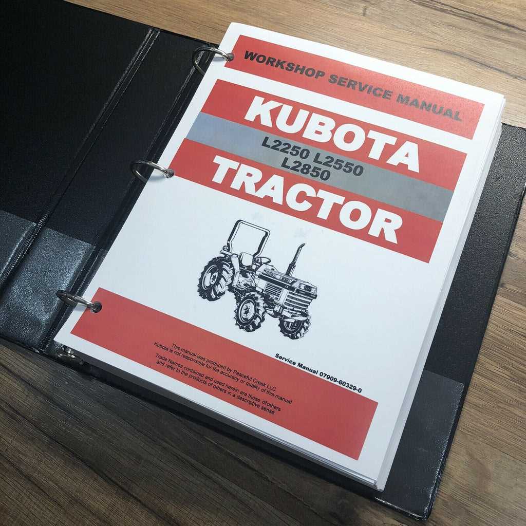 kubota l2550 repair manual