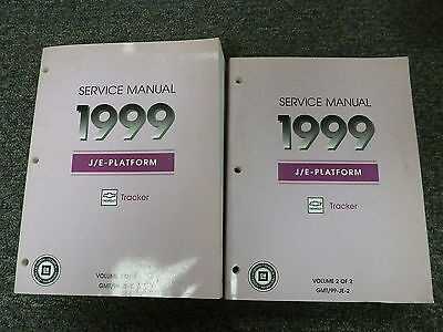 1999 chevy tracker repair manual