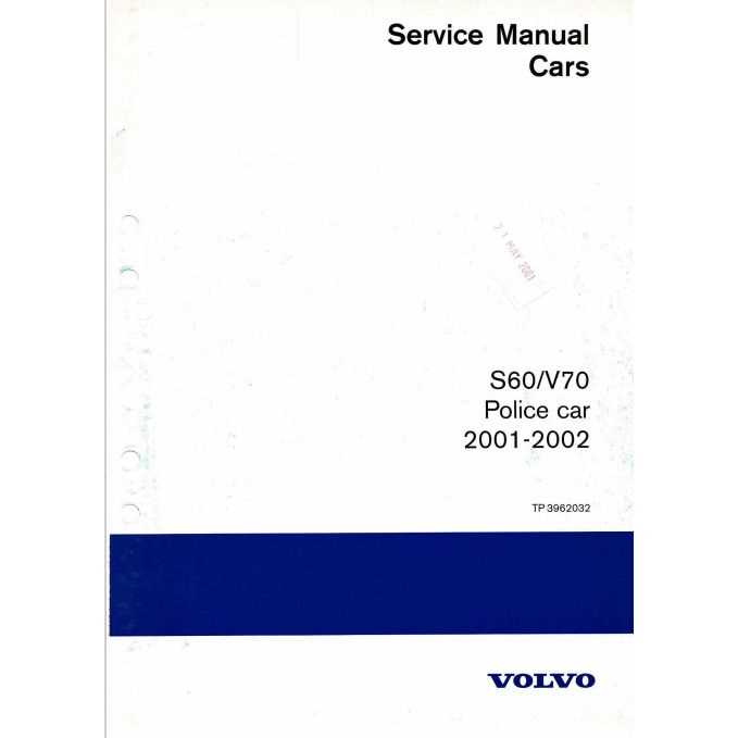 2001 volvo v70 repair manual