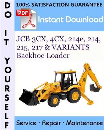 jcb backhoe repair manual