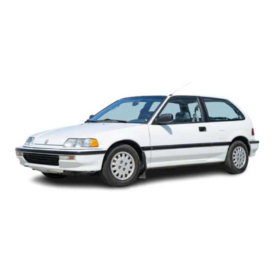 1991 honda civic repair manual