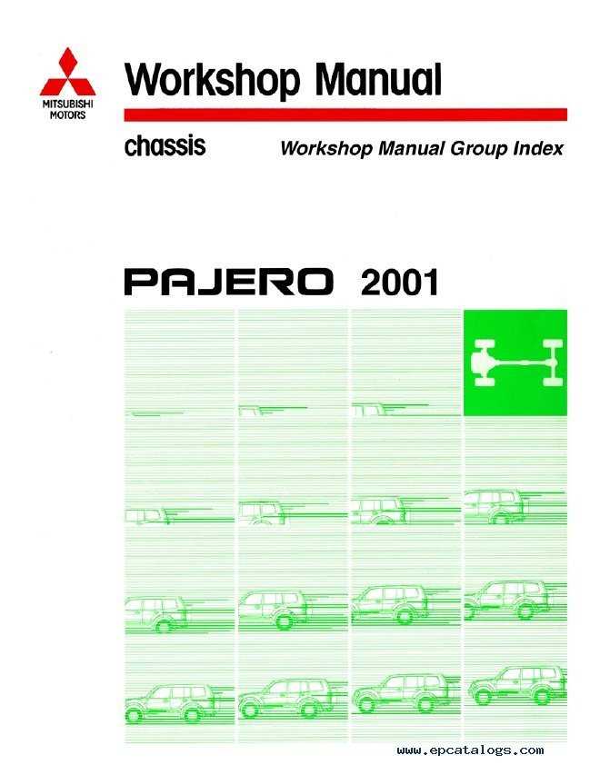 1999 mitsubishi montero repair manual