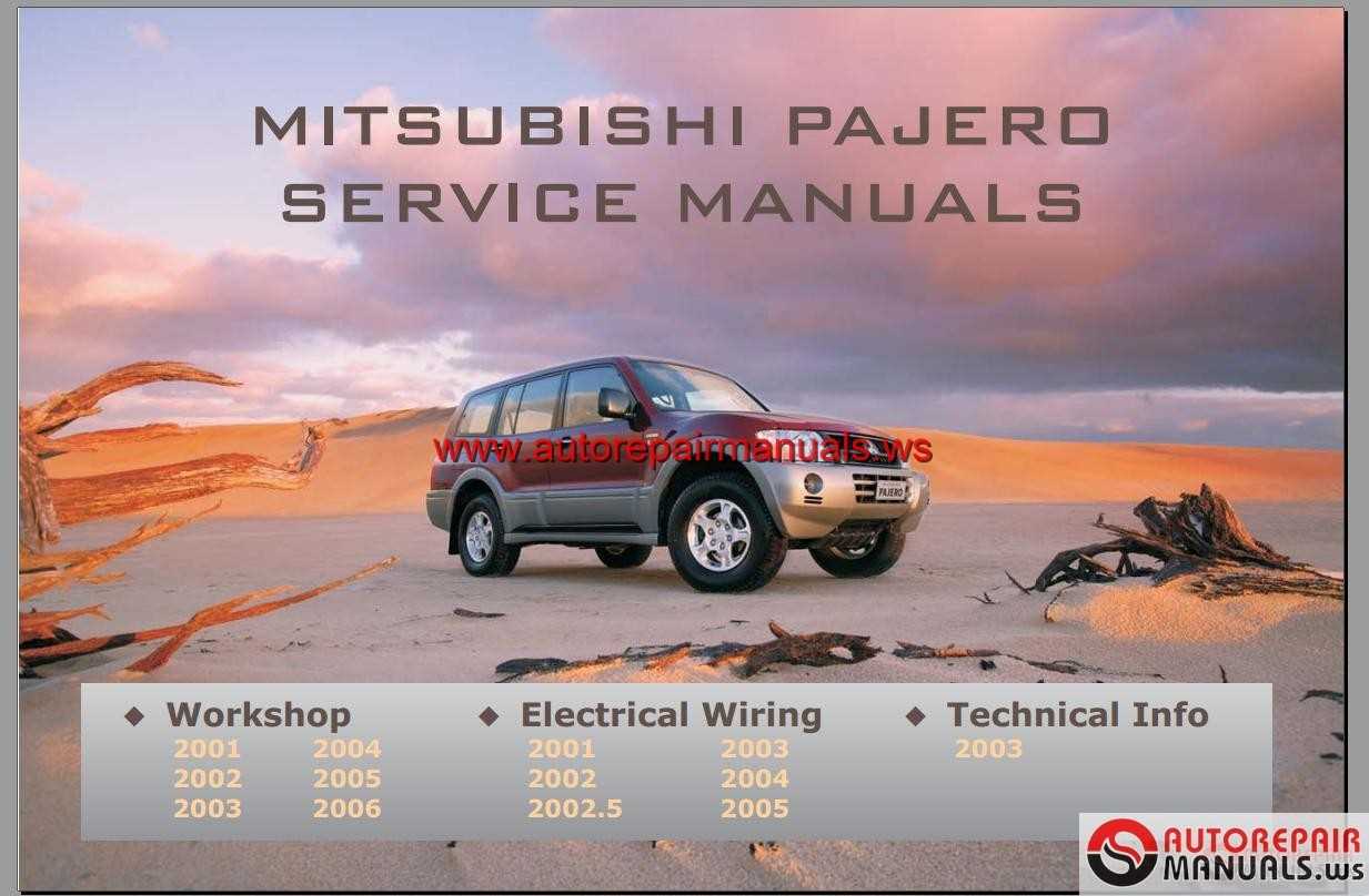 2002 mitsubishi montero limited repair manual