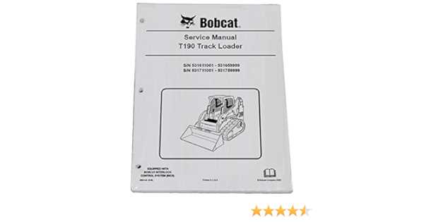 bobcat t190 service repair manual