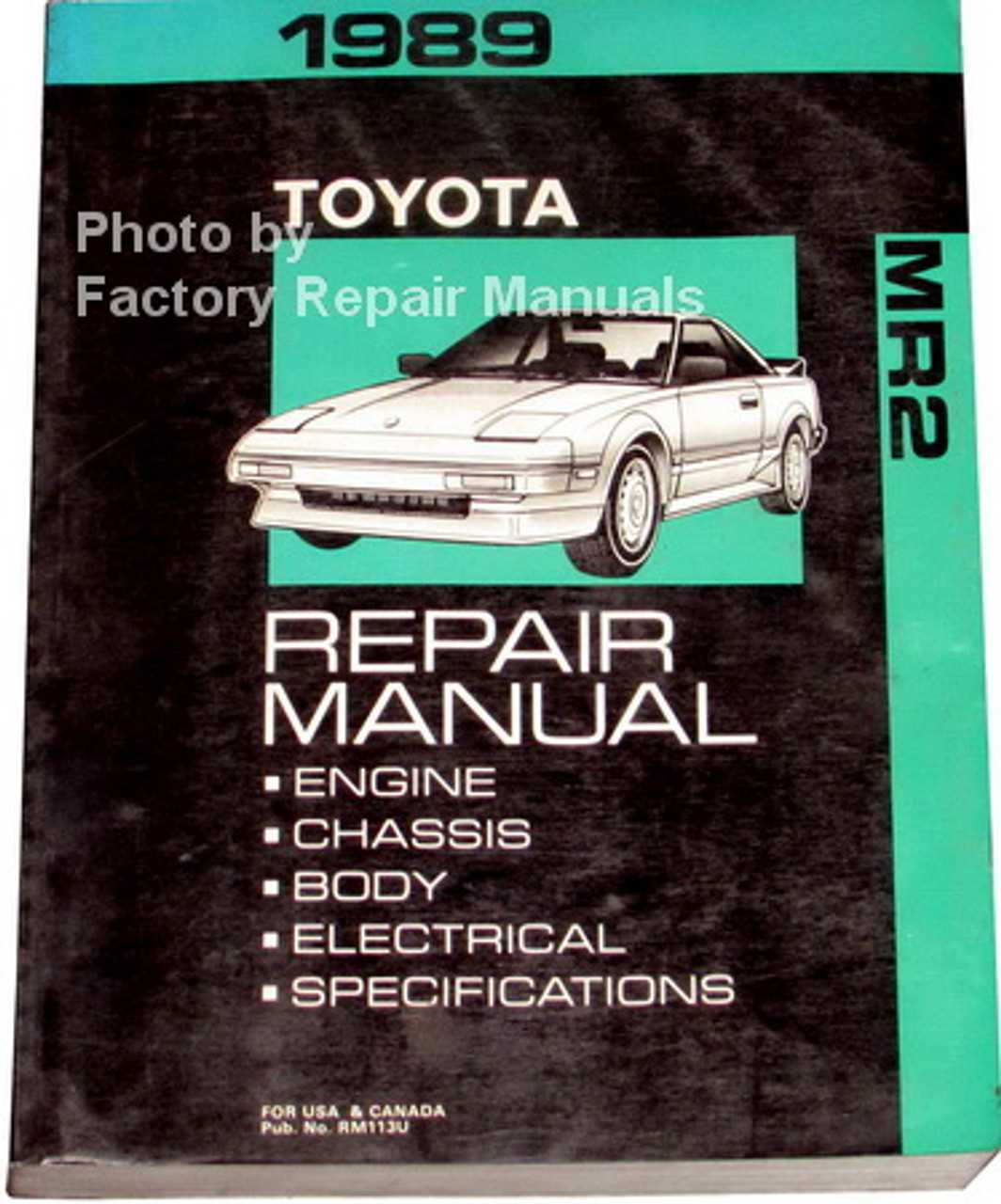 toyota mr2 repair manual