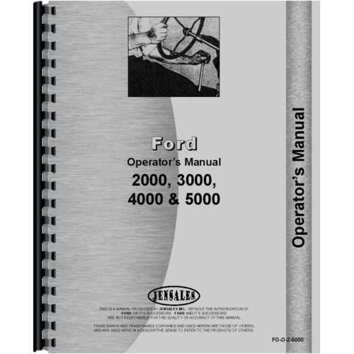 ford 5000 repair manual