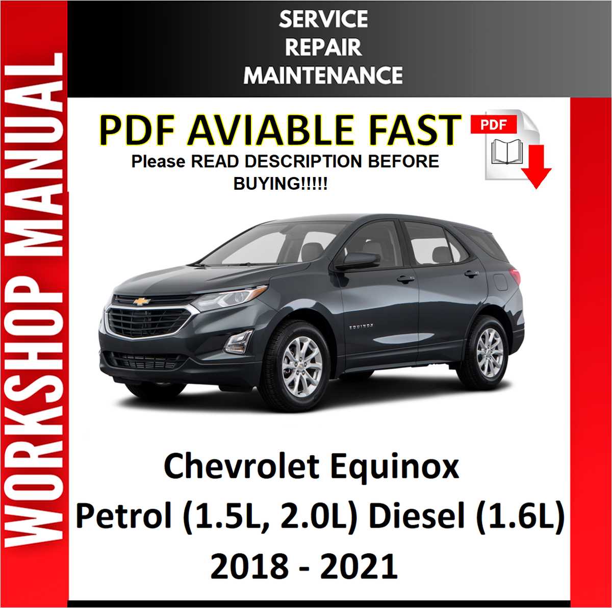 2018 equinox repair manual