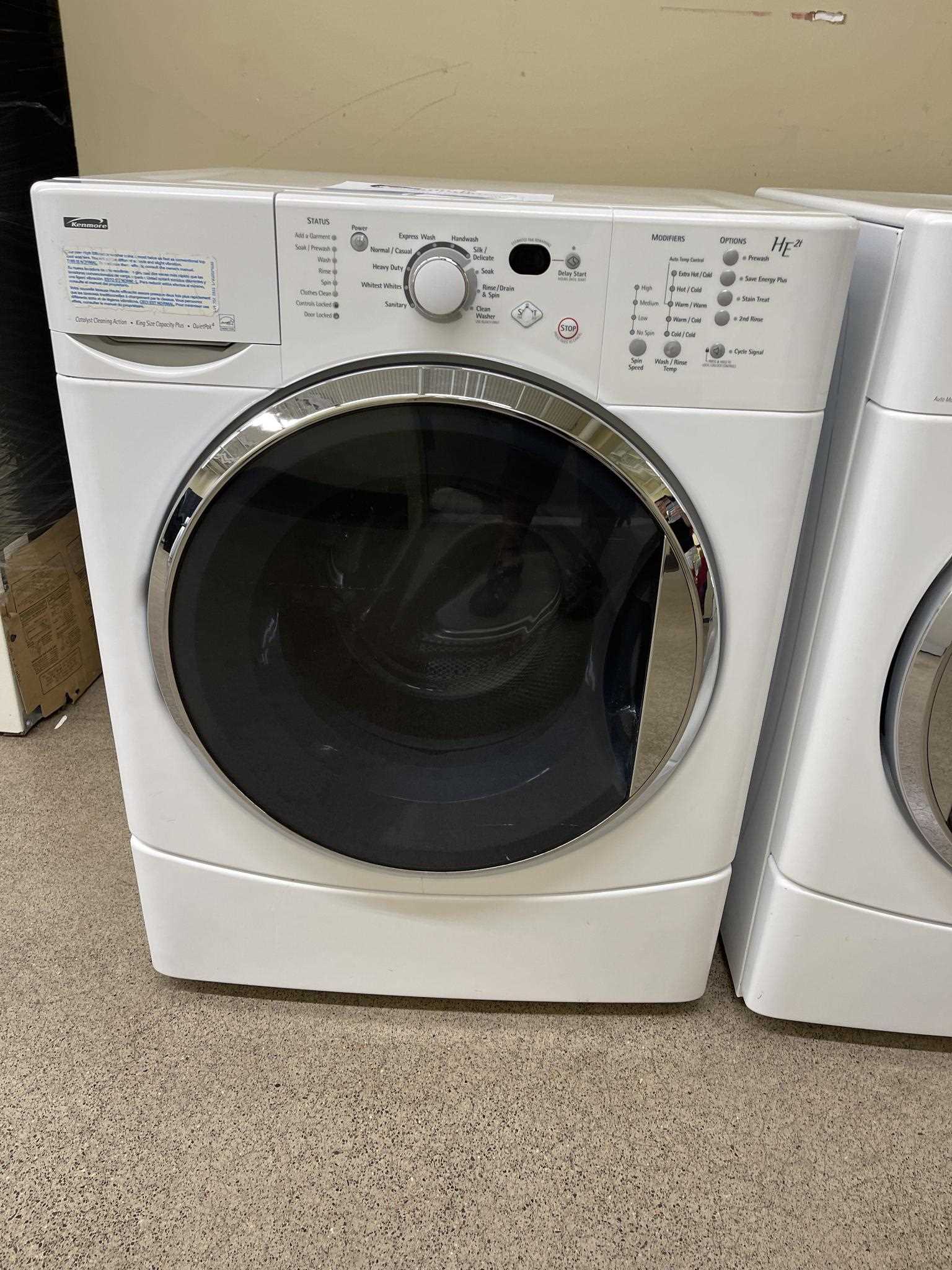 kenmore he2 plus washer repair manual