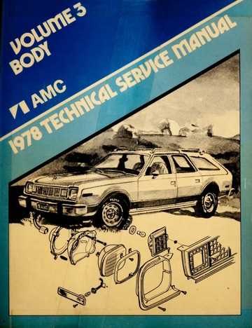 amc eagle repair manual