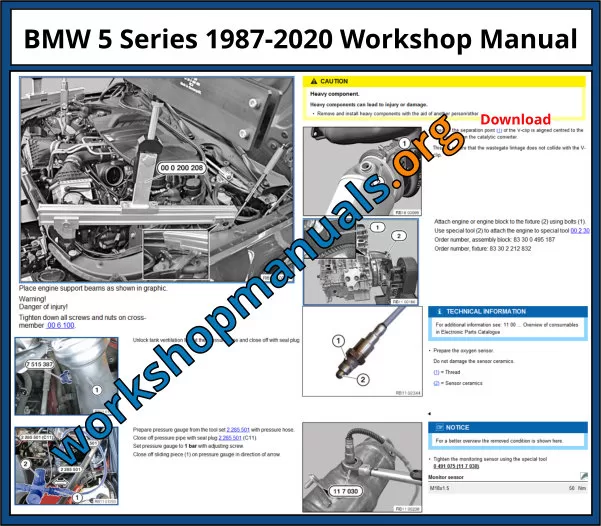 bmw e39 repair manual