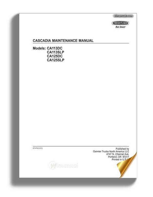 freightliner cascadia repair manual