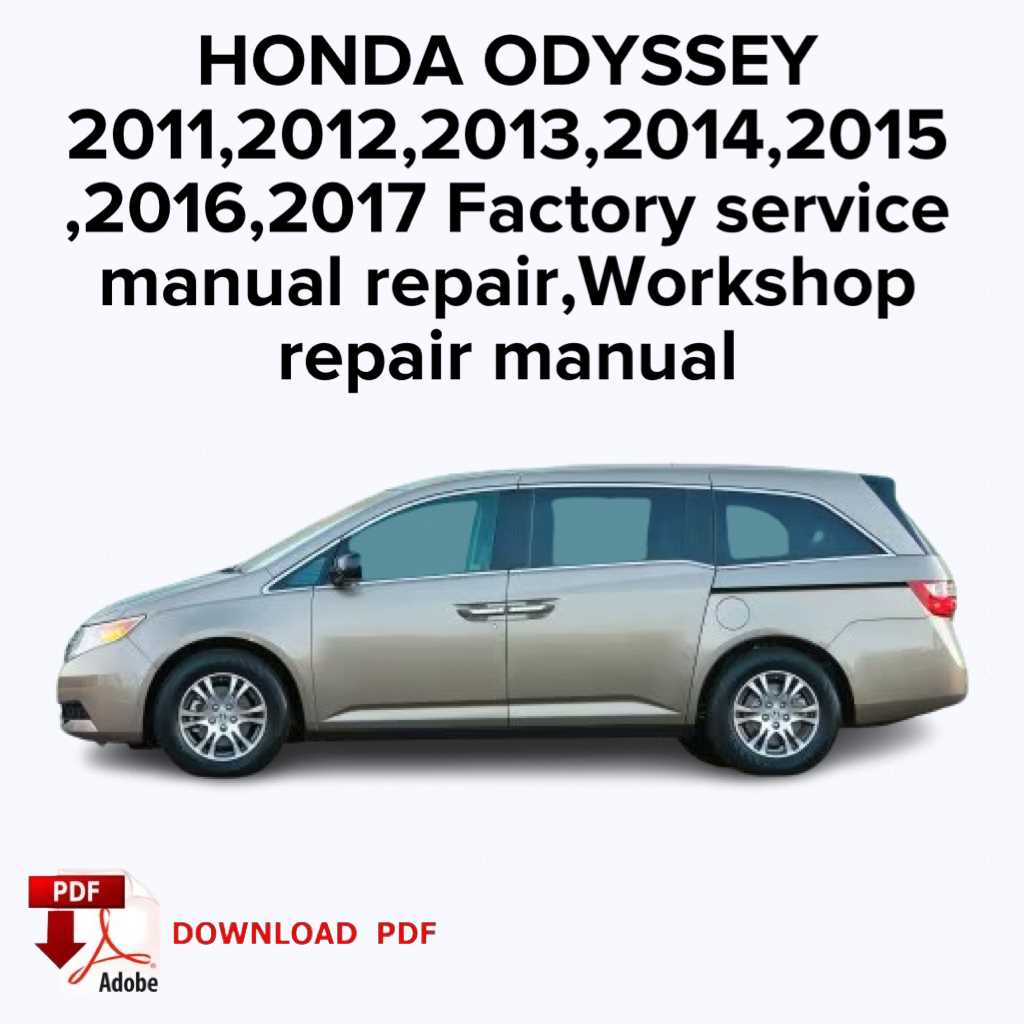 honda odyssey repair manual