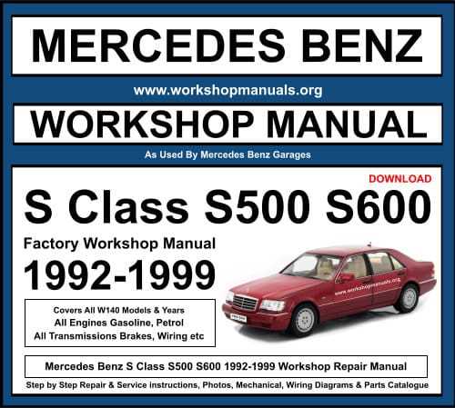 mercedes benz s500 repair manual