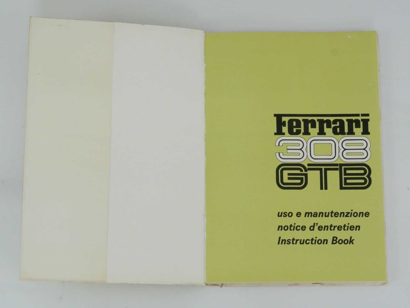 ferrari 308 repair manual