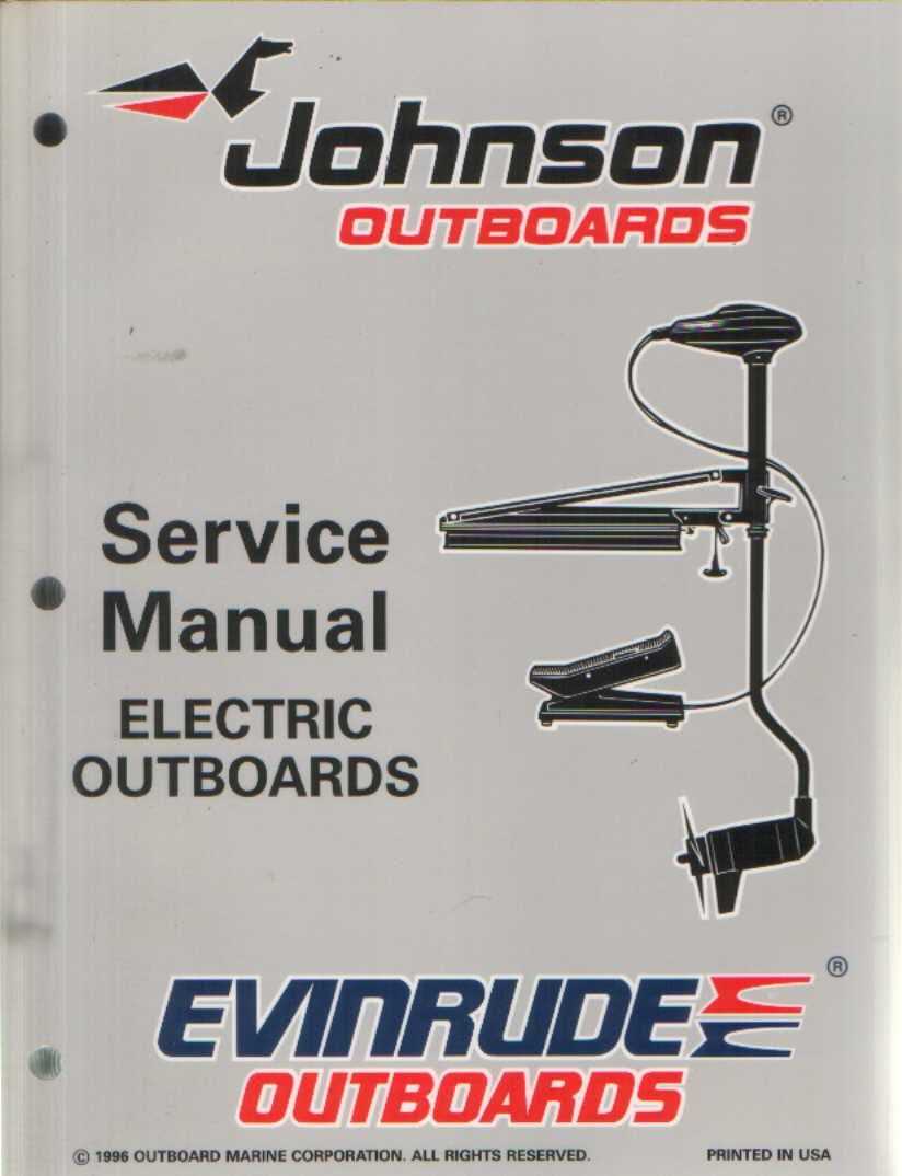 evinrude motor repair manual