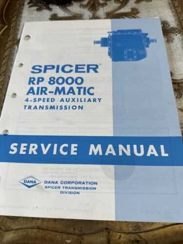 dana spicer transmission repair manual