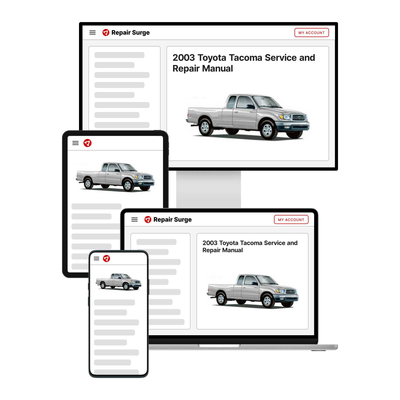 2003 toyota tacoma repair manual