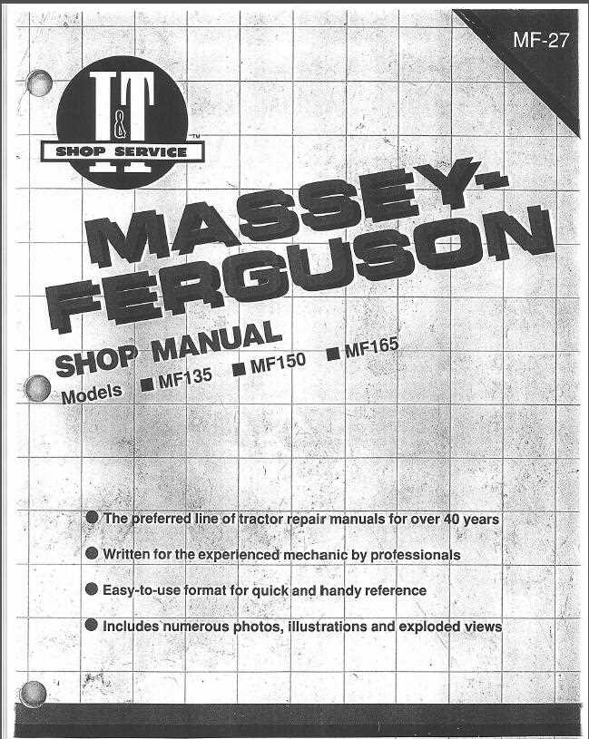 massey ferguson 165 repair manual