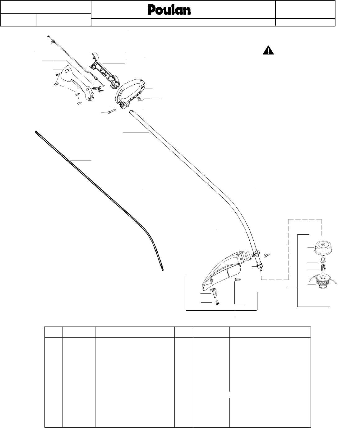 poulan weed eater repair manual