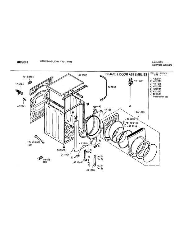 bosch nexxt 500 series washer repair manual