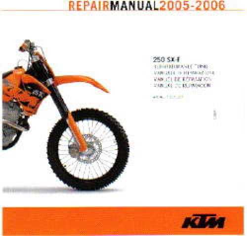 ktm 250 sx repair manual