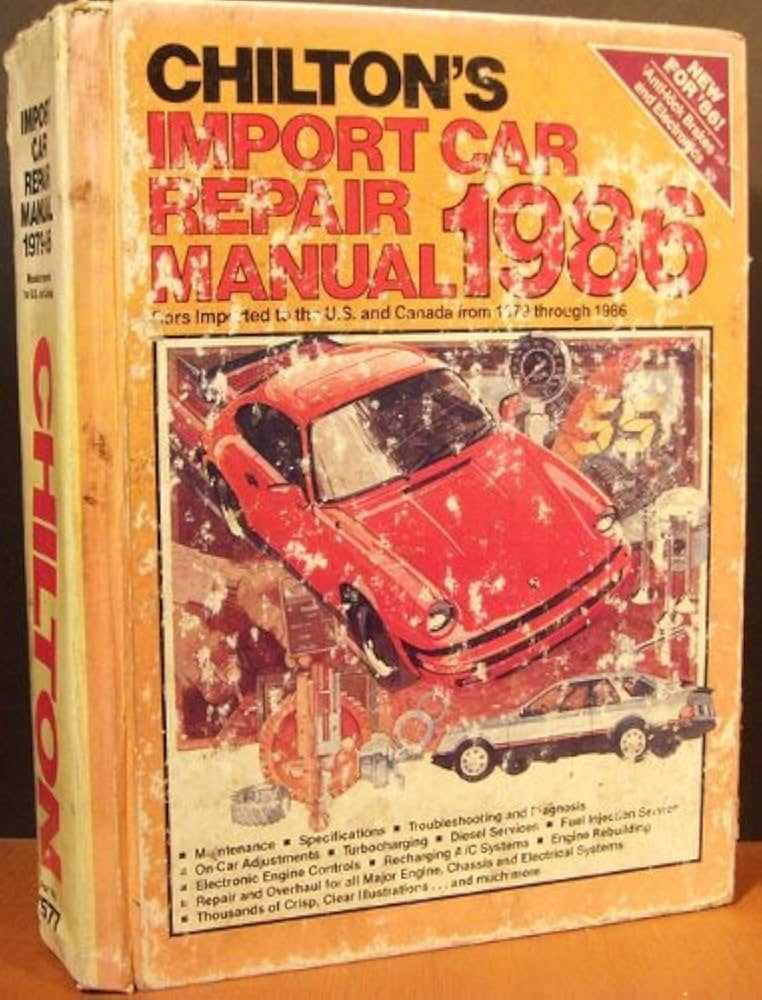 vintage chilton repair manual