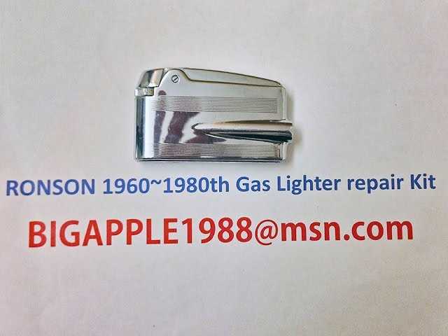 vintage ronson lighter repair manual