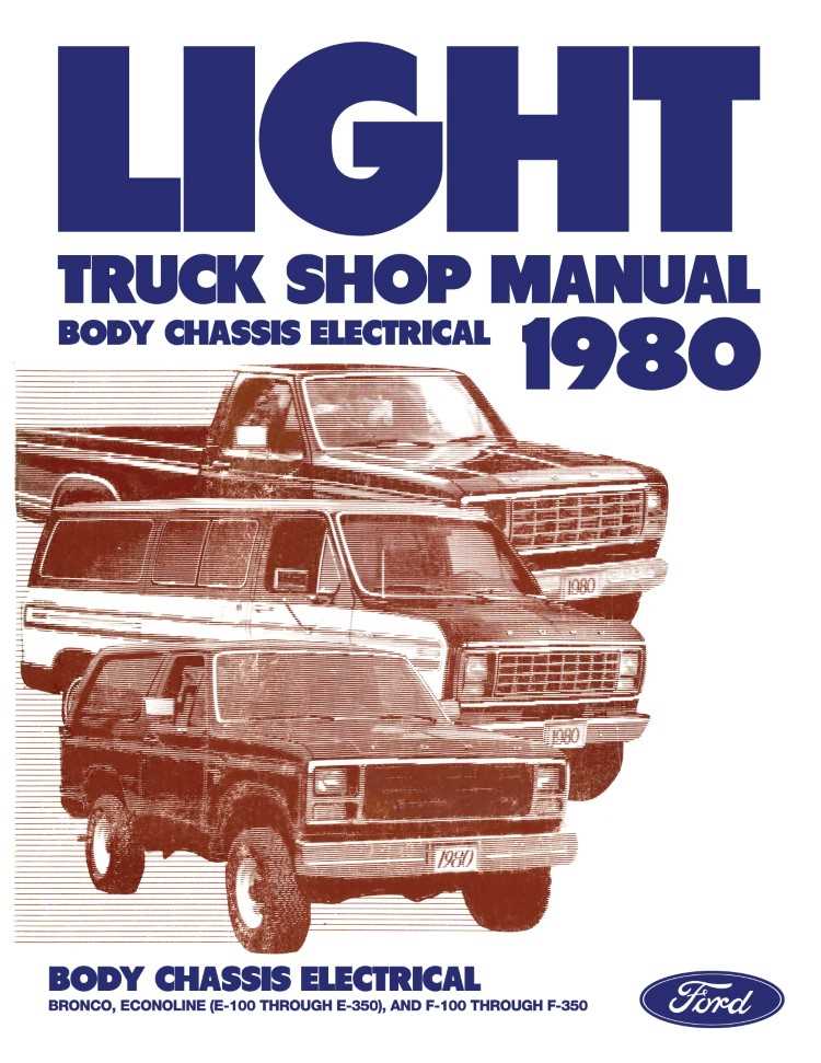 1989 ford bronco repair manual