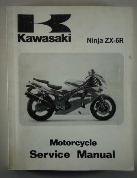 kawasaki zx6r repair manual