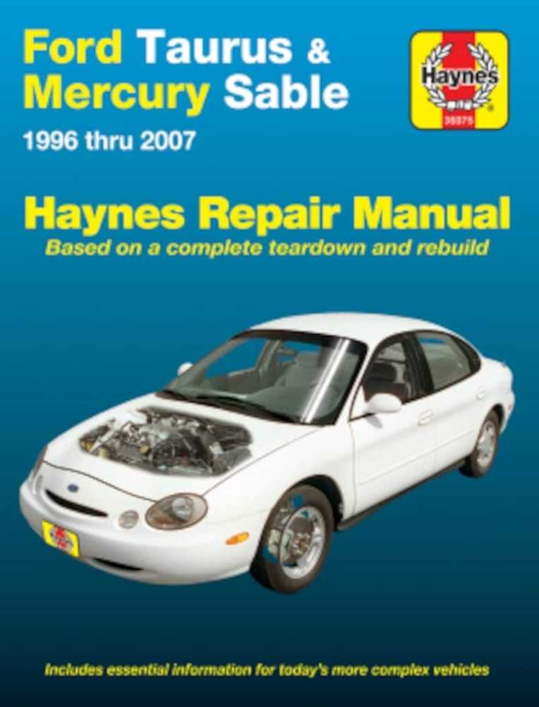 1998 mercury sable repair manual