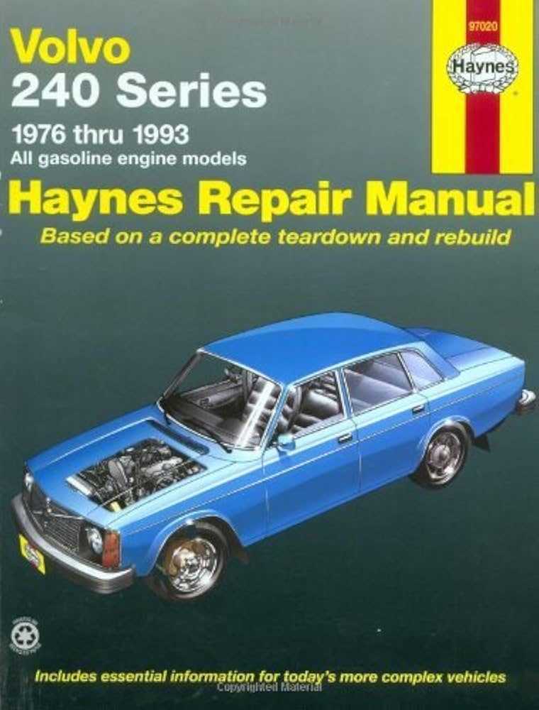 volvo 240 repair manual