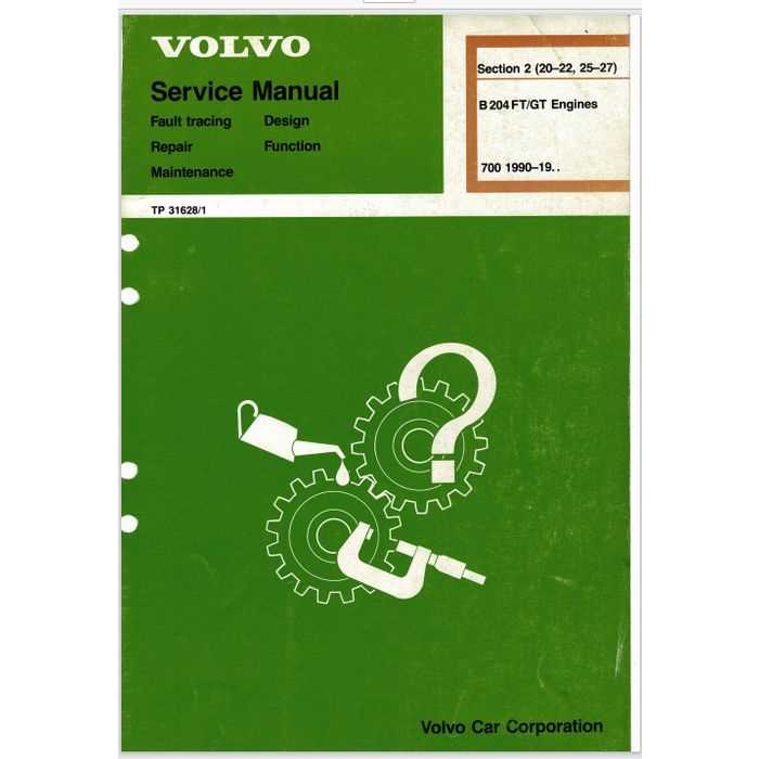 volvo 740 repair manual