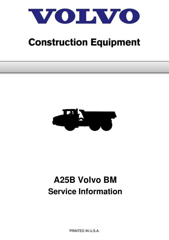 volvo a25c repair manual