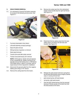 cub cadet mower repair manual