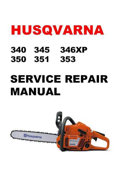 husqvarna 51 chainsaw repair manual