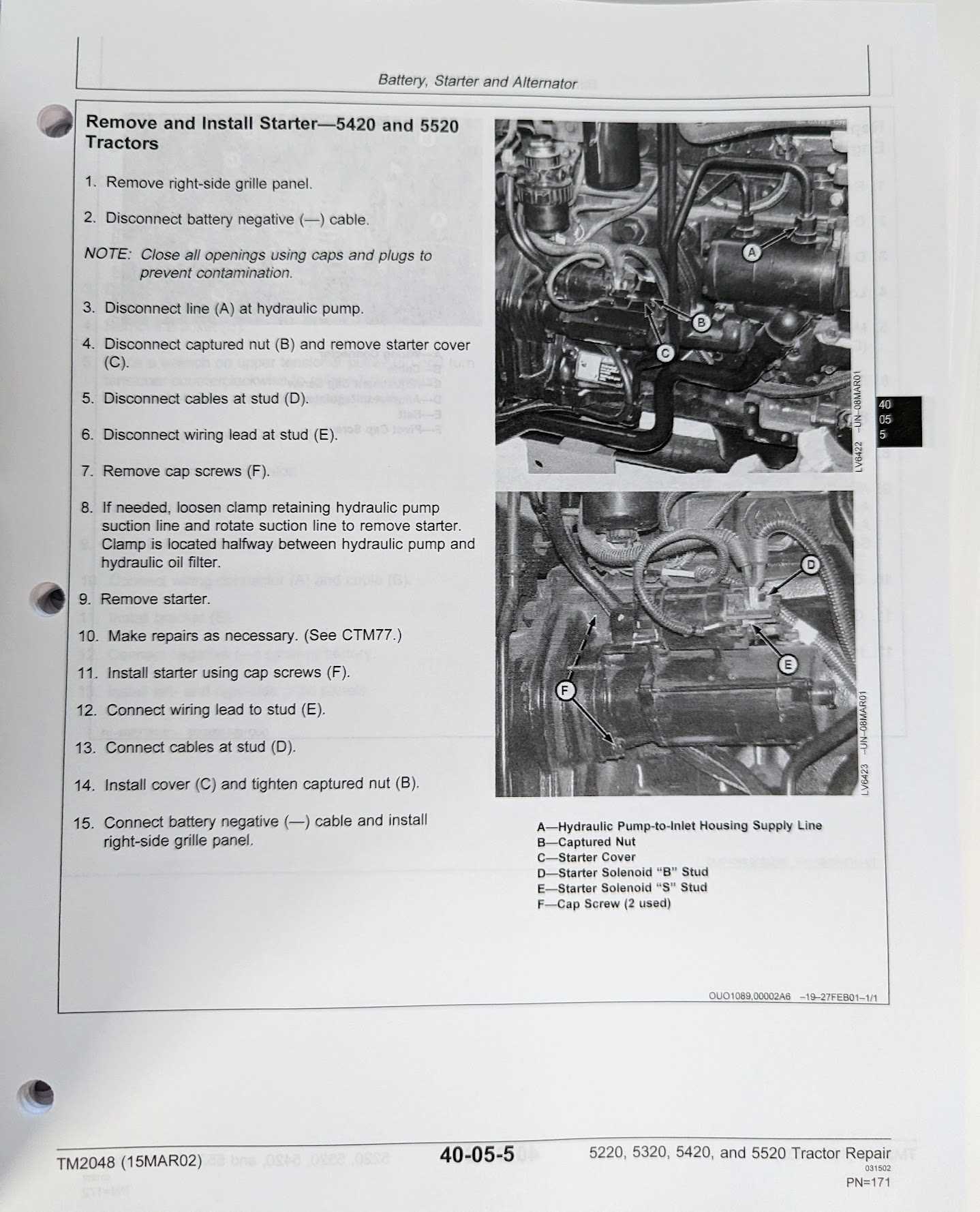 john deere 5520 repair manual