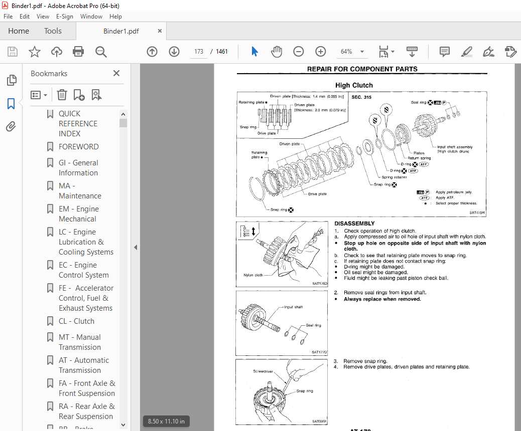 1996 nissan maxima repair manual