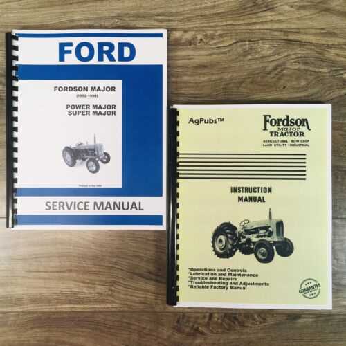 fordson major repair manual