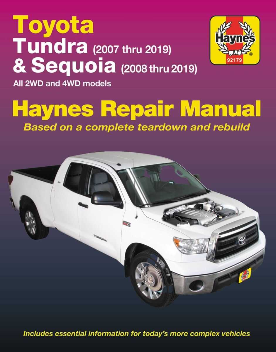 2015 toyota tundra repair manual